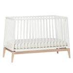 LEANDER - Lit Bébé Luna, 120cm, Blanc/chêne