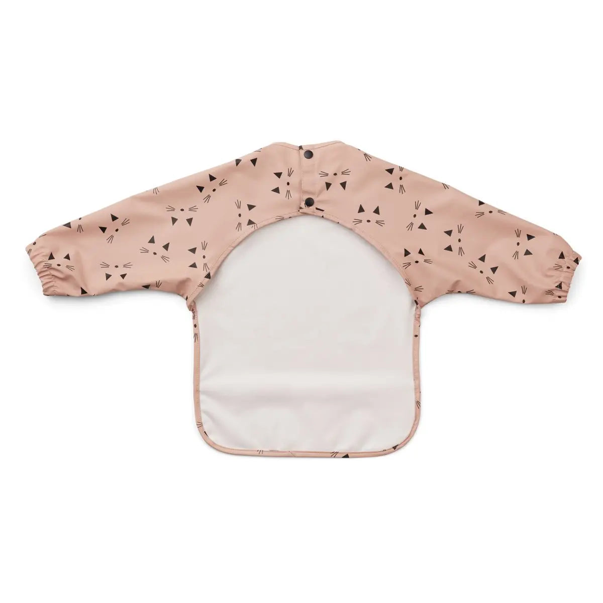 LIEWOOD - Bavoir Manches Longues Merle - Chat Rose