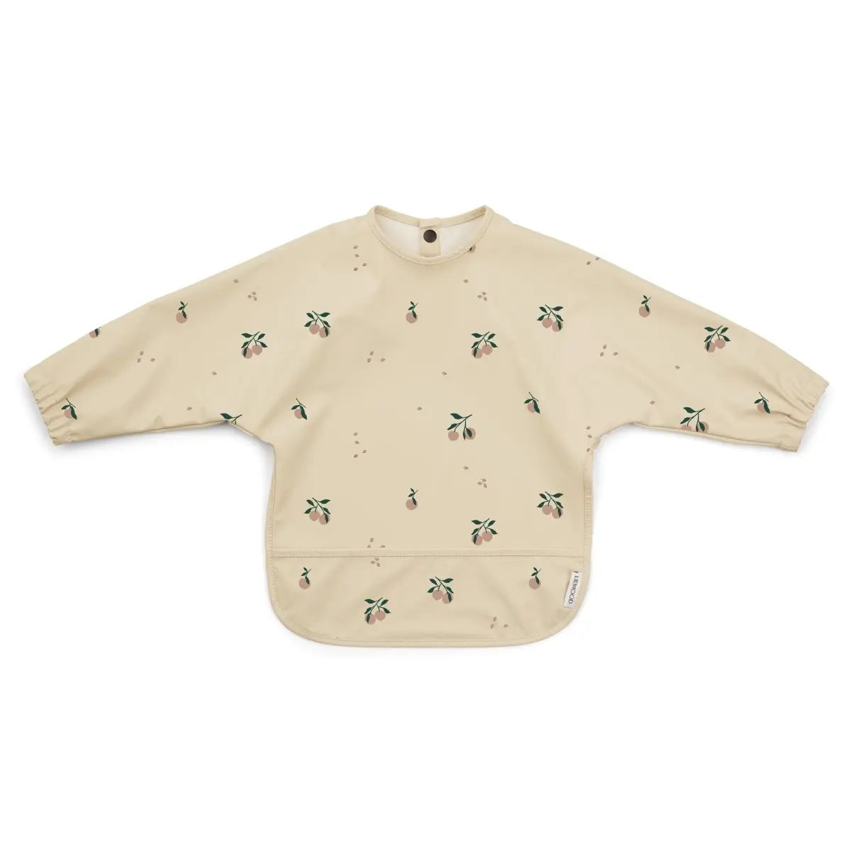 LIEWOOD - Bavoir Manches Longues Merle - Peach Sea Shell Mix