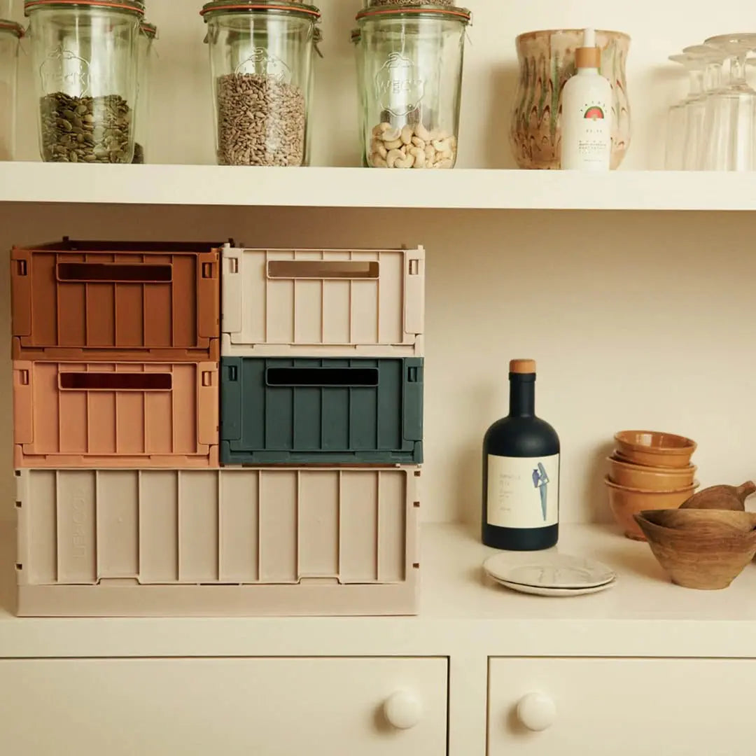 LIEWOOD - Caisse de Rangement Pliable Weston L - Sandy