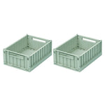 LIEWOOD - Caisse de Rangement Pliable Weston M - Set de 2 - Peppermint