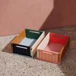 LIEWOOD - Caisse de Rangement Pliable Weston S - Blue Multi Mix - Set de 2