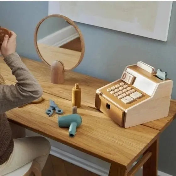 LIEWOOD - Caisse Enregistreuse En Bois Buck - Caramel