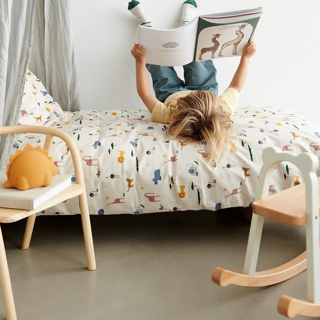 LIEWOOD - Cheval À Bascule En Bois Lina - Bleu