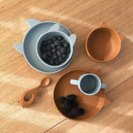 LIEWOOD - Coffret Repas En Silicone Vivi - Lapin Sea Blue