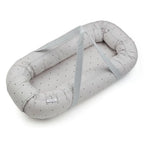 LIEWOOD - Couffin Souple à Pois en Coton Bio - Classic Dot Dumbo Grey