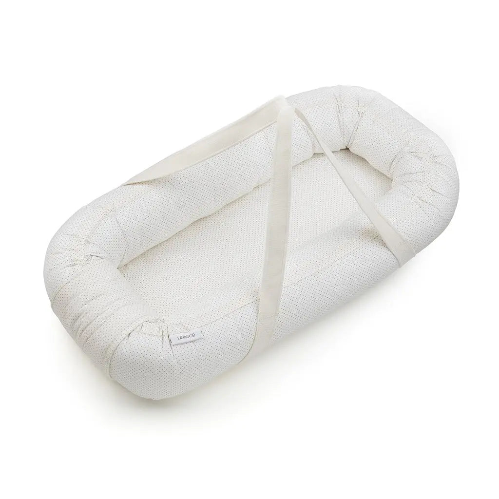 LIEWOOD - Couffin Souple à Pois en Coton Bio - Creme De La Creme Dot