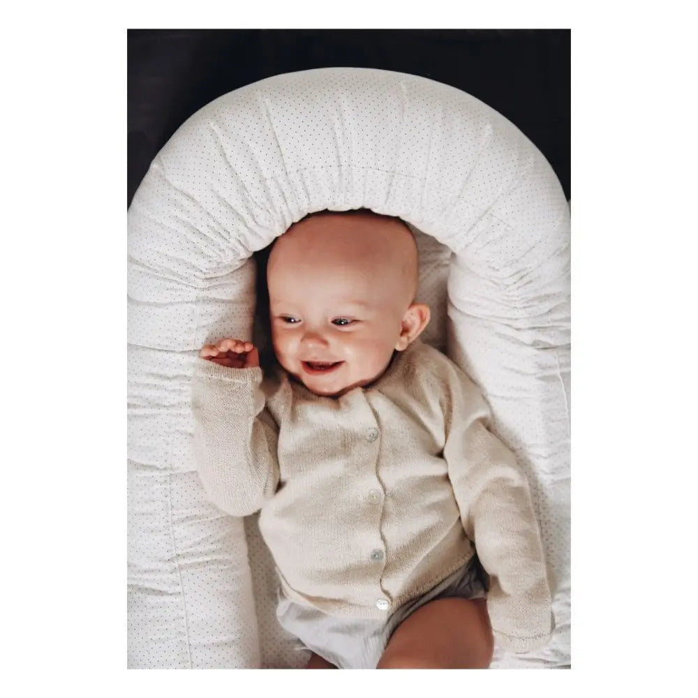 LIEWOOD - Couffin Souple à Pois en Coton Bio - Creme De La Creme Dot