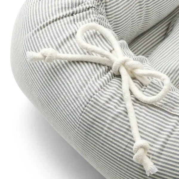 LIEWOOD - Couffin Souple en Coton Bio - Rayures Bleu