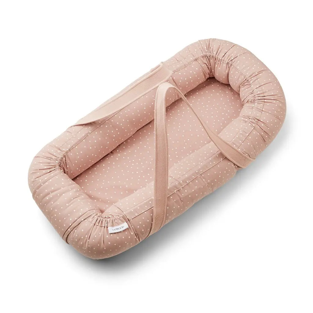LIEWOOD - Couffin Souple en Coton Bio - Rose Confetti
