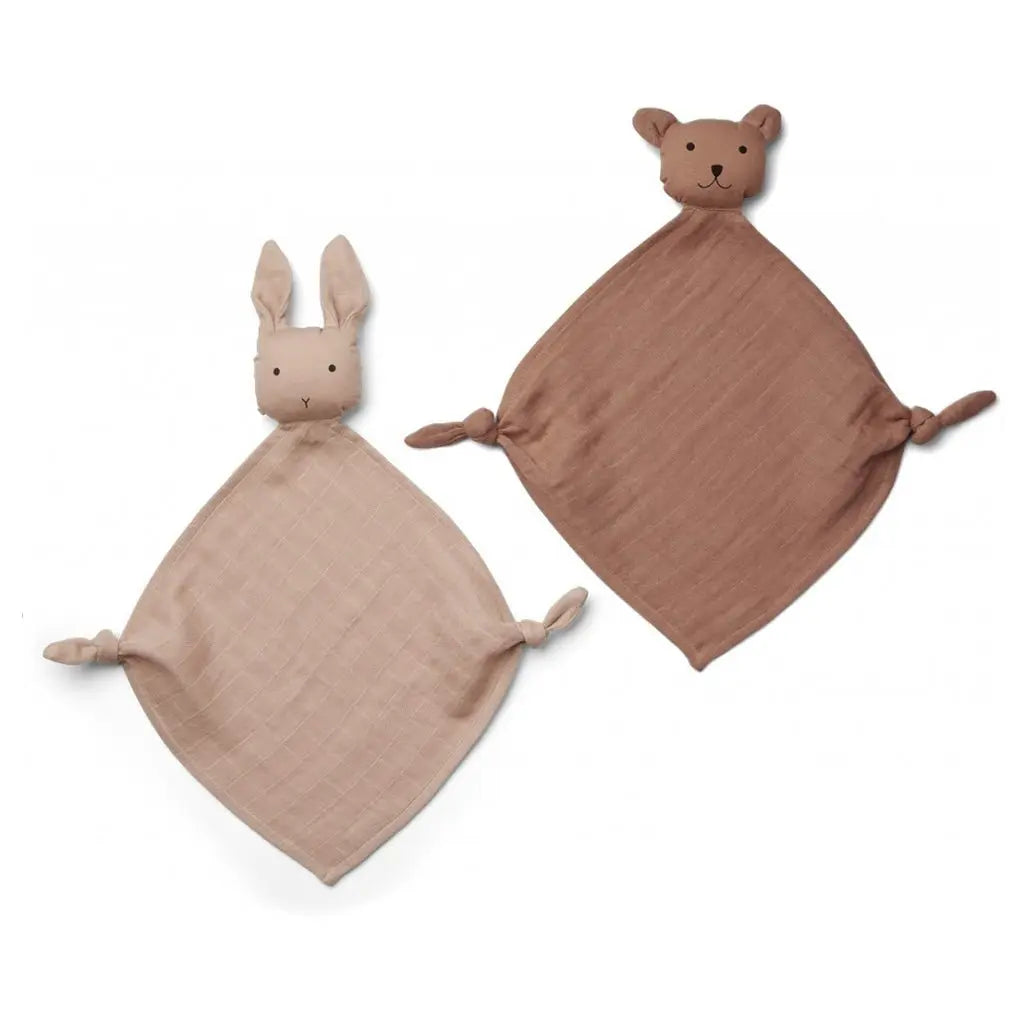 LIEWOOD - Doudous Yoko - Set de 2 Rose Mix