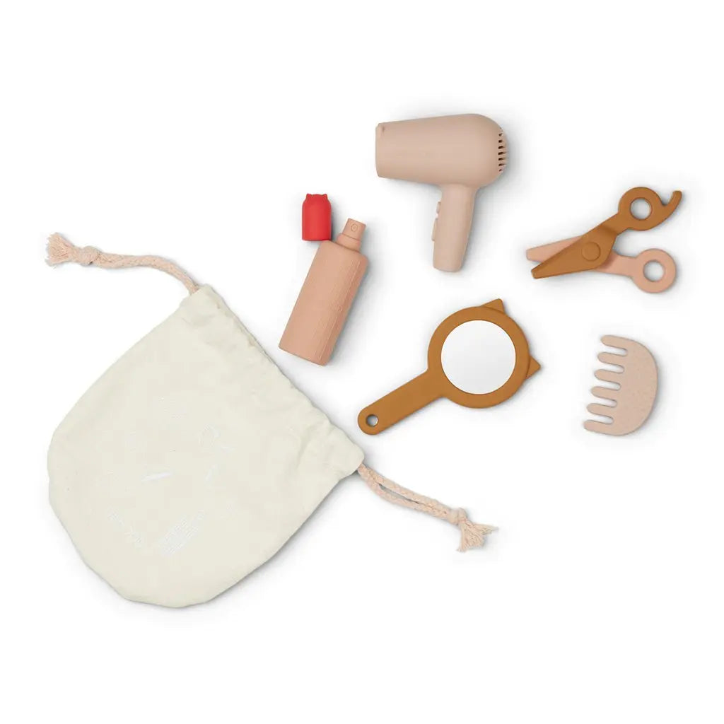 LIEWOOD - Ensemble De Coiffure Whitney - Mélange Rose/Moutarde