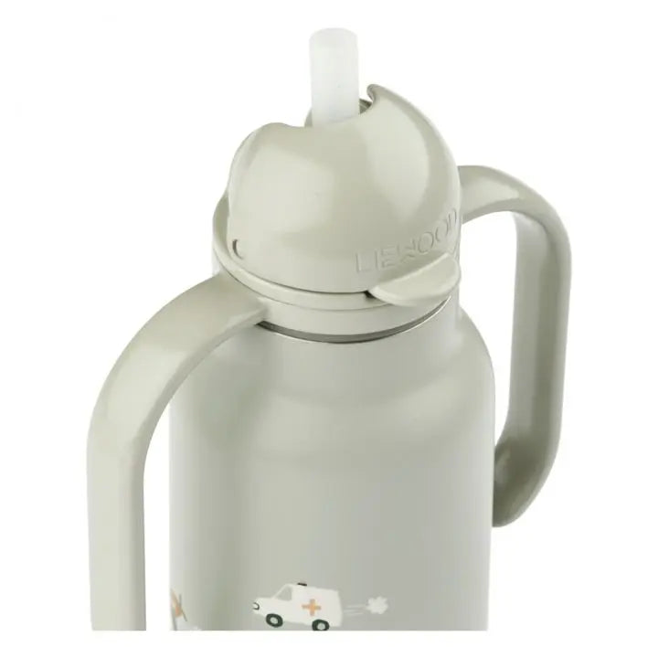 LIEWOOD - Gourde En Acier Inox Kimmie 250 Ml - Véhicules/Dove Blue Mix