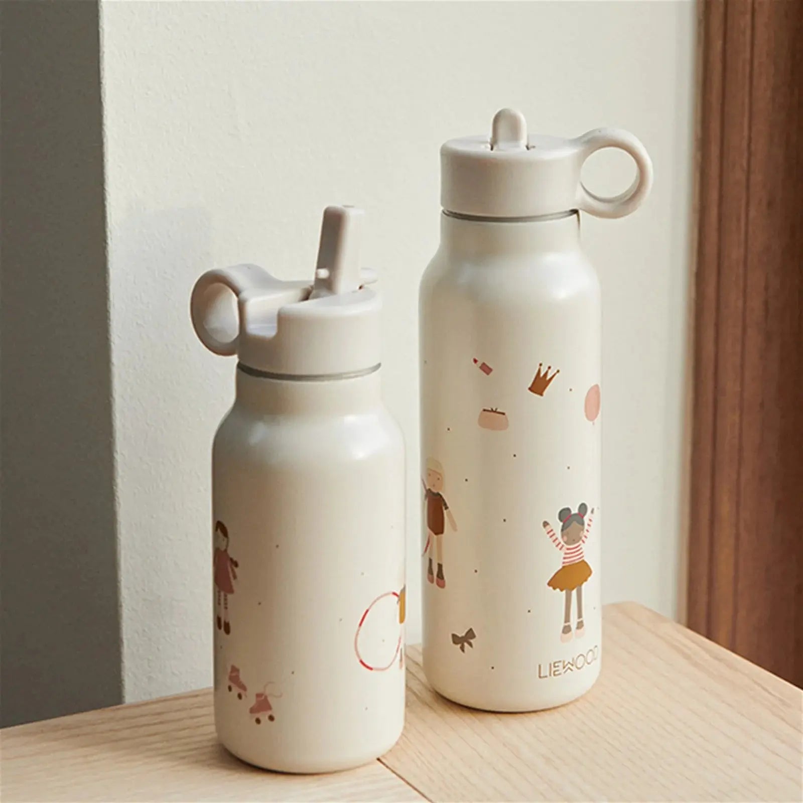 LIEWOOD - Gourde En Acier Inoxydable Falk 350 Ml - Mélange Poupée/sandy