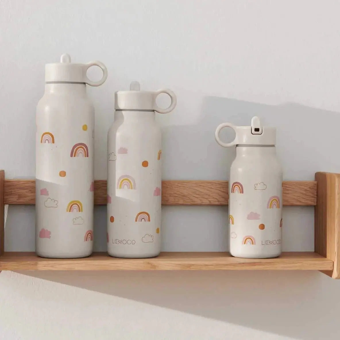 LIEWOOD - Gourde En Acier Inoxydable Falk 350 Ml - Rainbow Love Mix