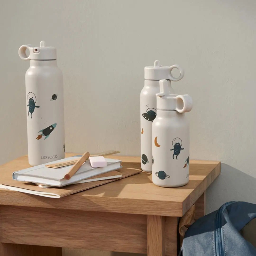 LIEWOOD - Gourde En Acier Inoxydable Falk 350 Ml - Space Sandy Mix