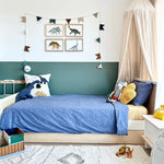 LIEWOOD - Guirlande Chaîne Drapeaux Happi - Bleu Multi