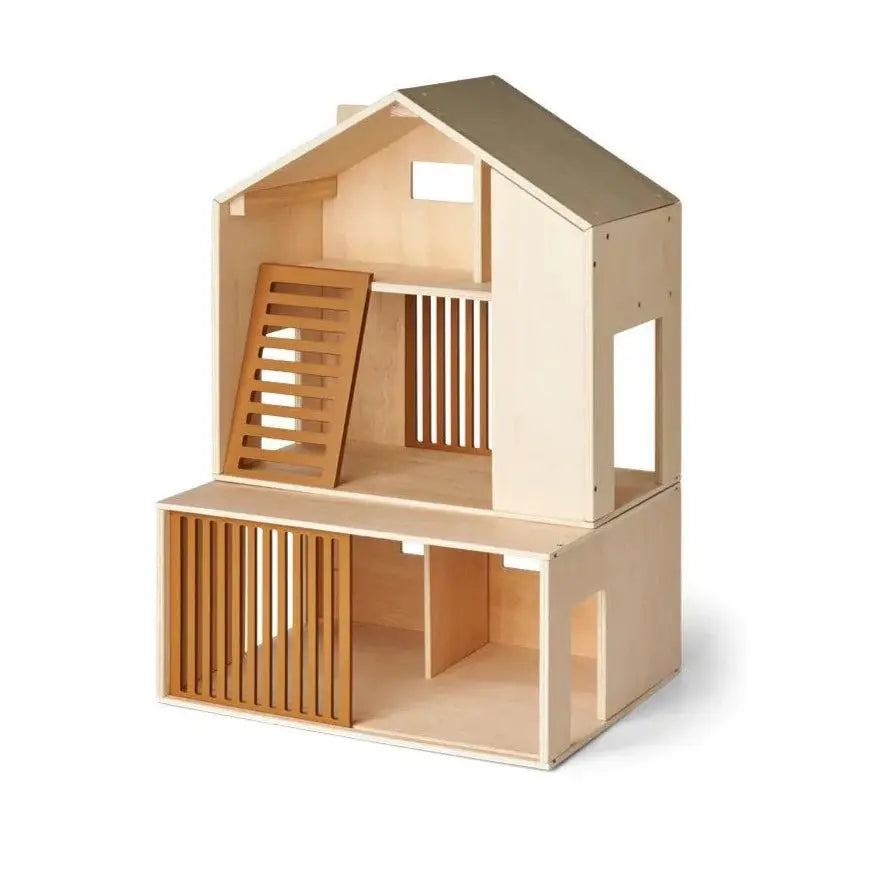 LIEWOOD - Maison De Poupée Mirabelle En Bois Golden Caramel