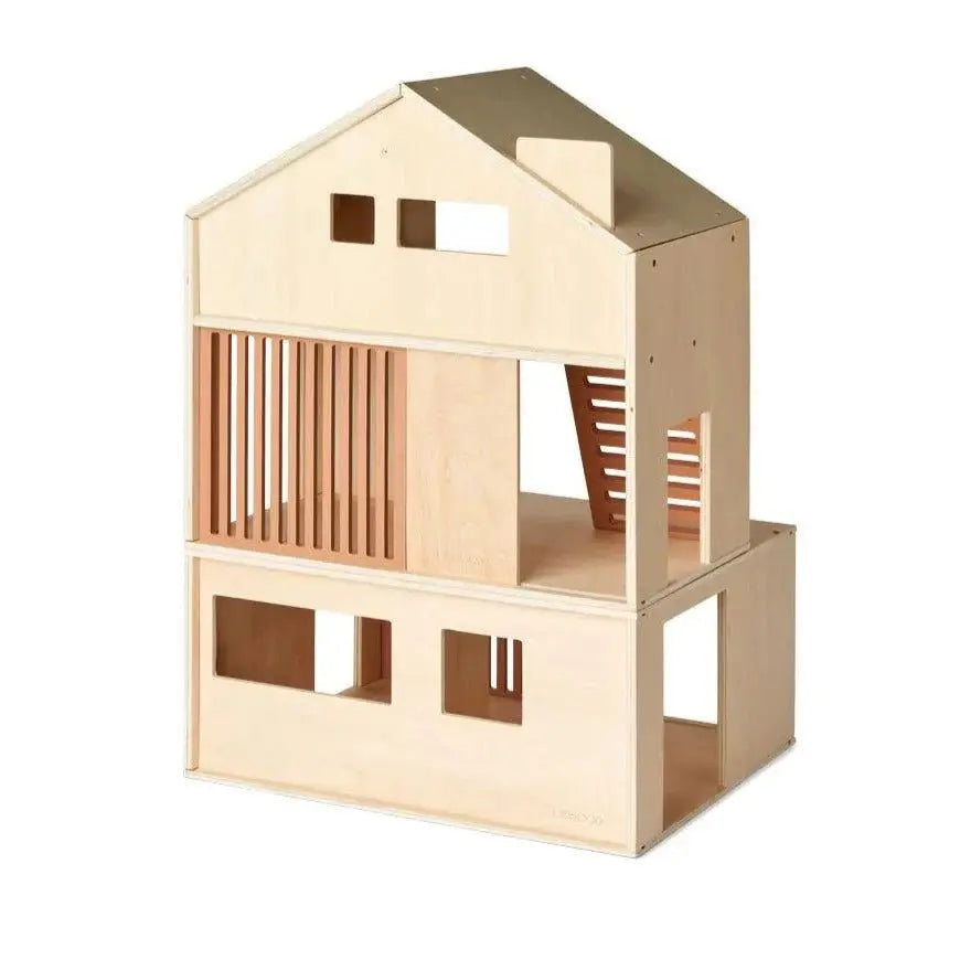 LIEWOOD - Maison De Poupée Mirabelle En Bois Tuscany Rose