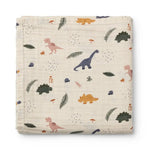 LIEWOOD - Maxi Lange Ben en coton bio (110x110cm) - Dino mix