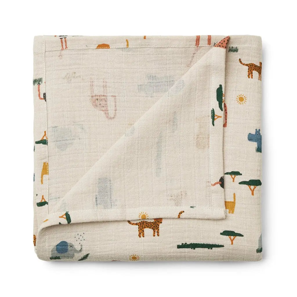 LIEWOOD - Maxi Lange Ben Safari Sandy Mix (110 x 110 cm)