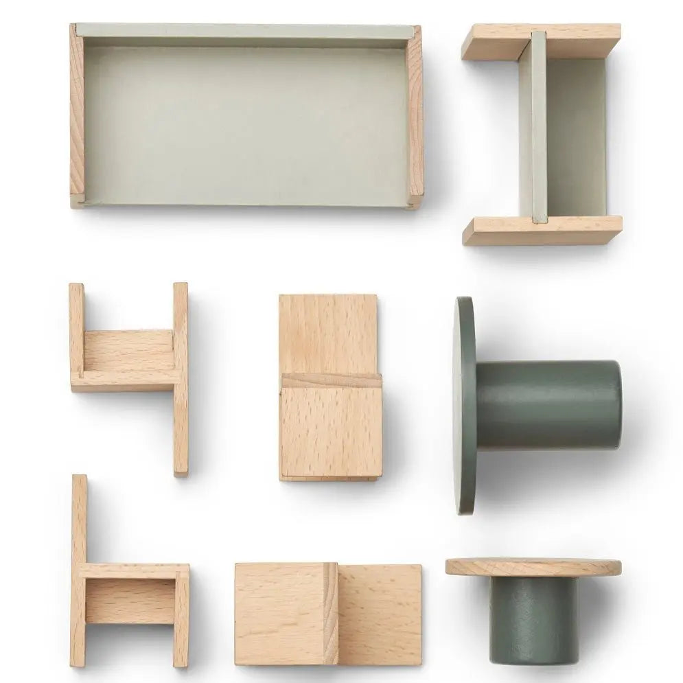 LIEWOOD - Mobilier De Maison De Poupée Gillian - Hunter Green Mix
