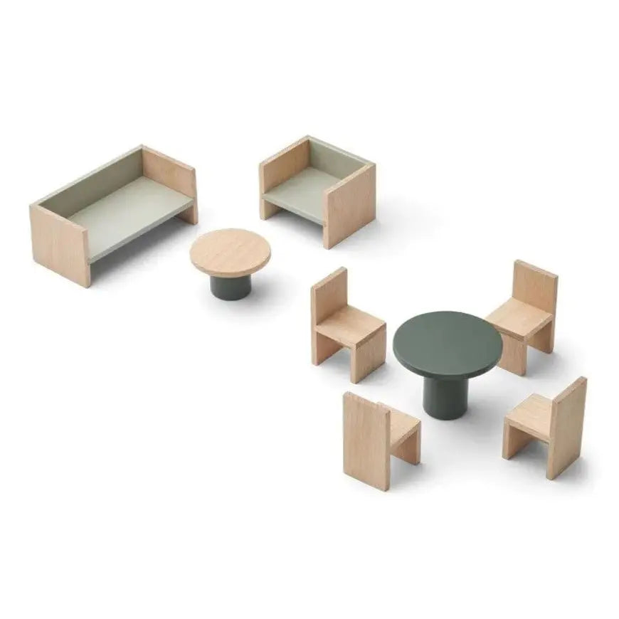 LIEWOOD - Mobilier De Maison De Poupée Gillian - Hunter Green Mix