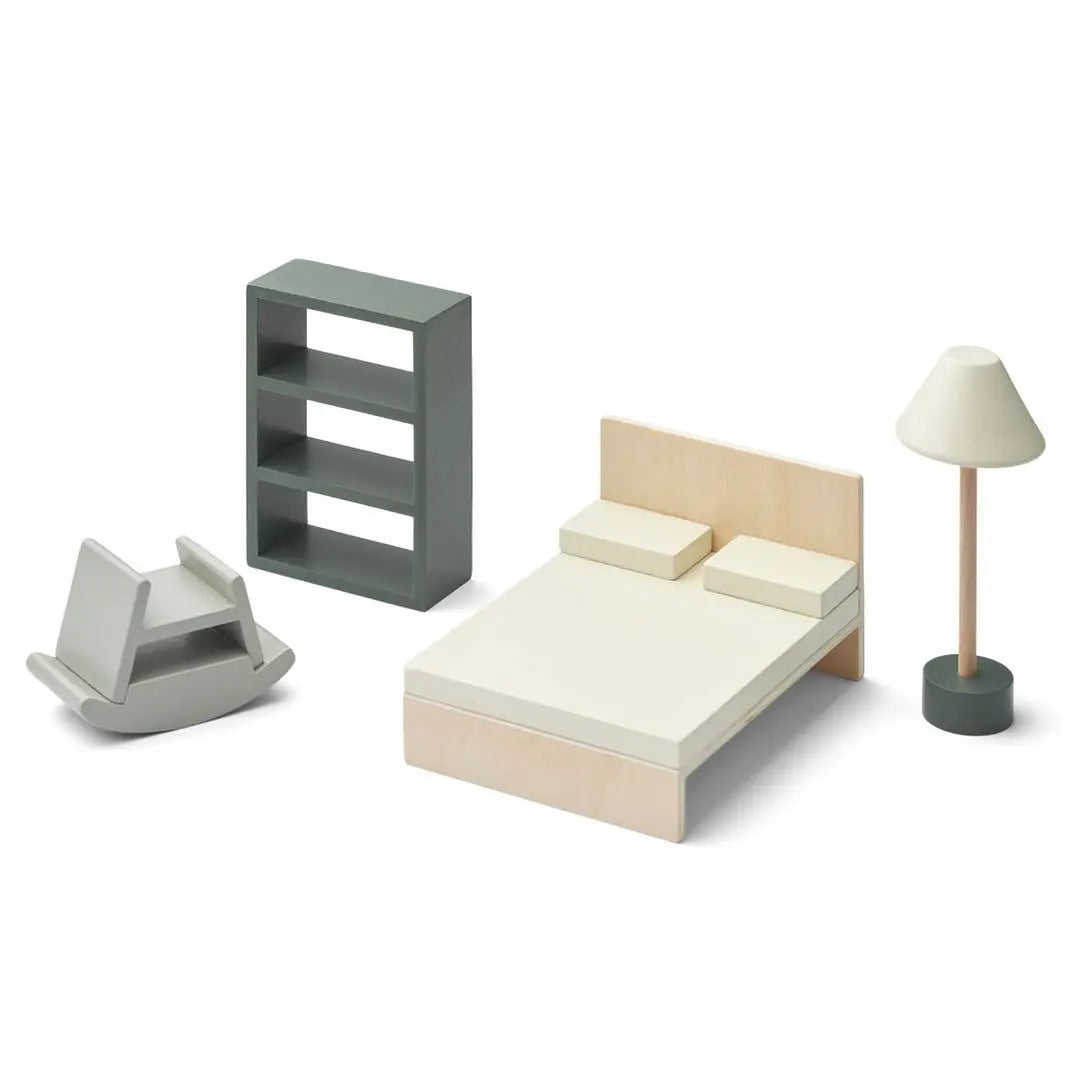 LIEWOOD - Mobilier De Poupée Amanda - Chambre - Hunter Green Mix