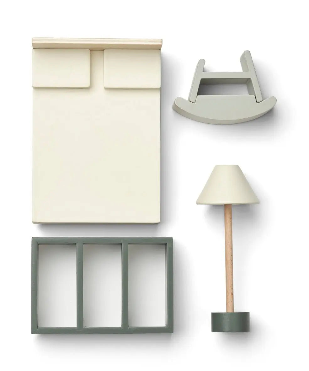 LIEWOOD - Mobilier De Poupée Amanda - Chambre - Hunter Green Mix