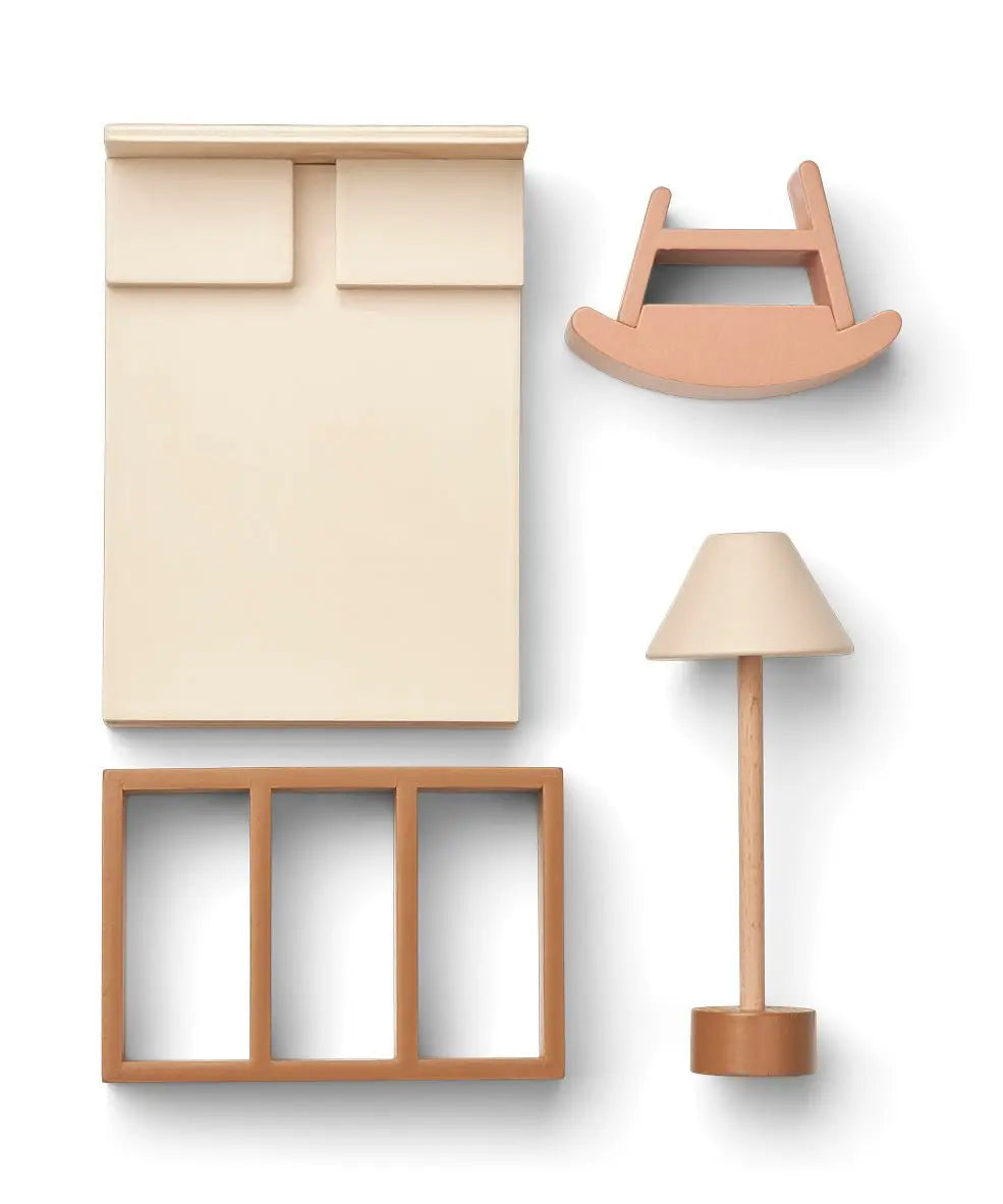 LIEWOOD - Mobilier De Poupée Amanda - Chambre - Rose Mix