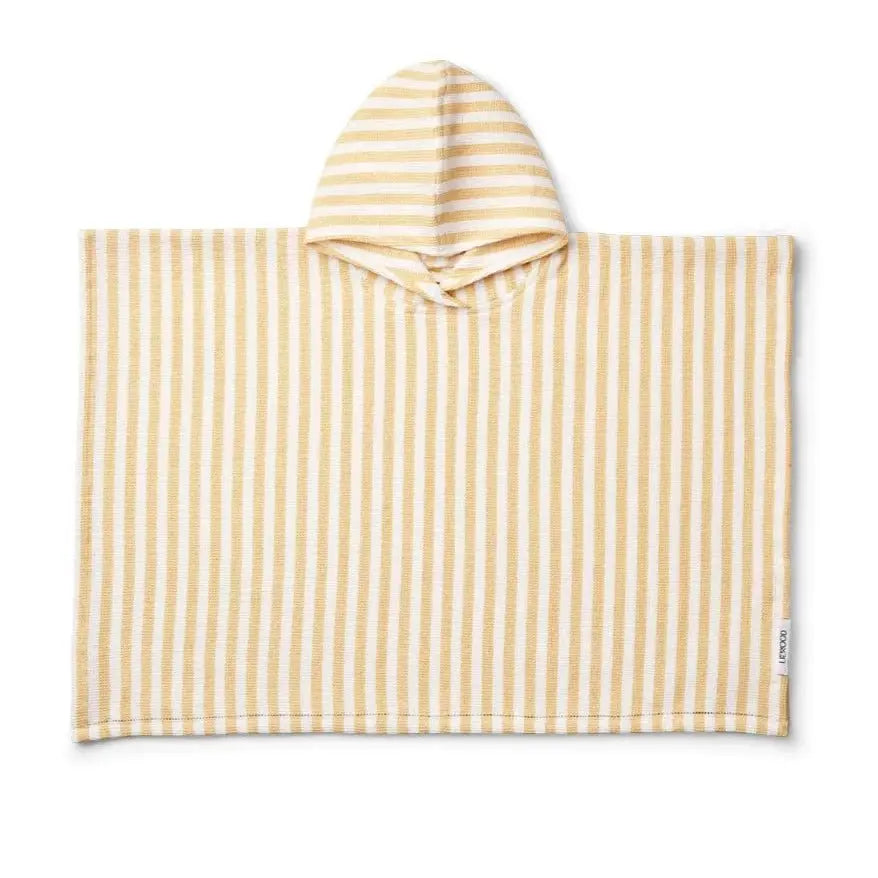 LIEWOOD - Paco Poncho - Jojoba Jaune/blanc - Coton Bio