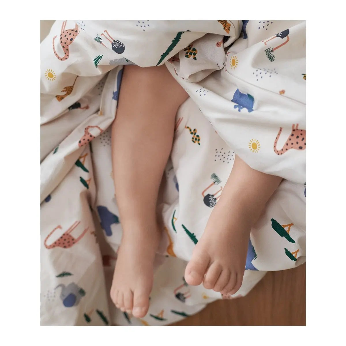 LIEWOOD - Parure De Lit Bébé Carmen - Safari Sandy Mix