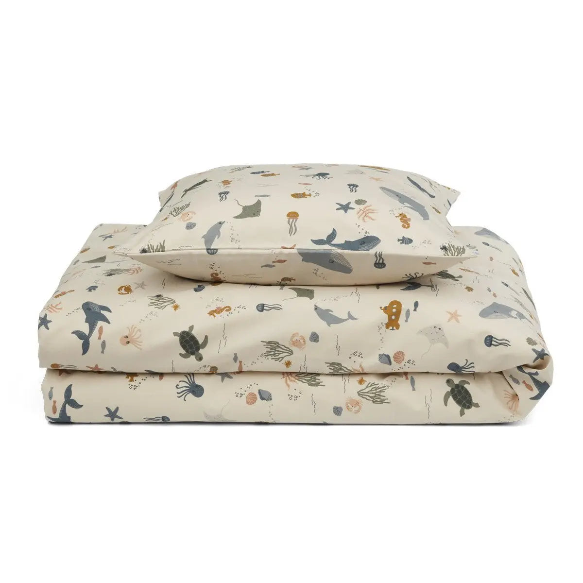 LIEWOOD - Parure De Lit Ingeborg Junior - Créature De La Mer Sandy Mix