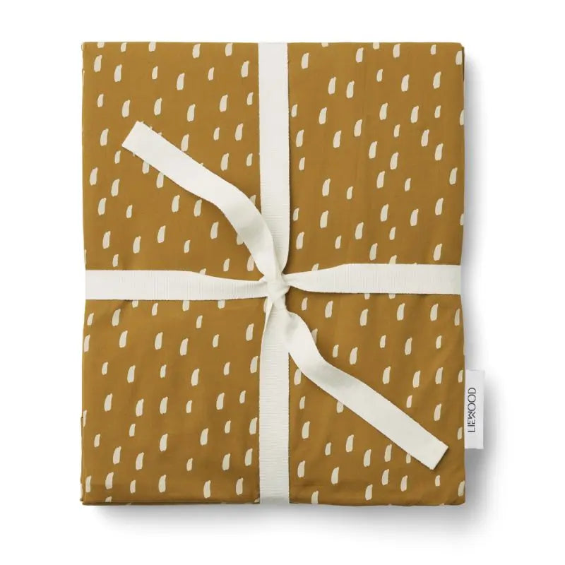 LIEWOOD - Parure De Lit Ingeborg Junior - Graphic Stroke / Golden Caramel