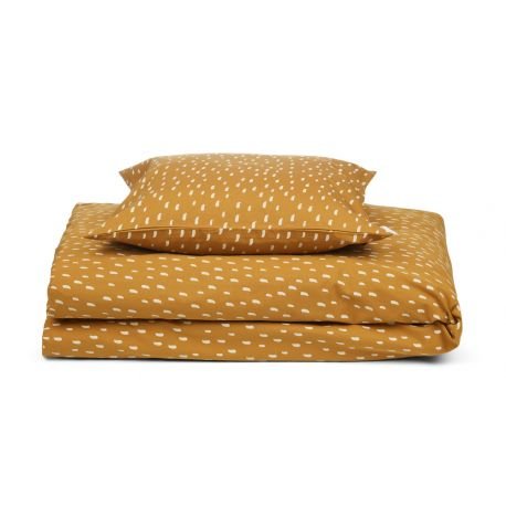 LIEWOOD - Parure De Lit Ingeborg Junior - Graphic Stroke / Golden Caramel