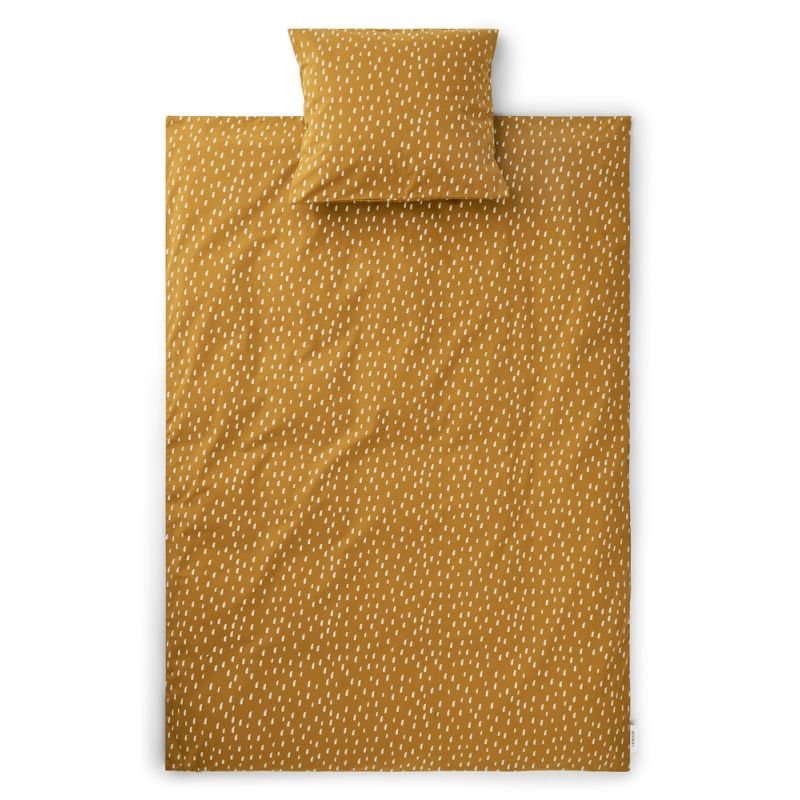 LIEWOOD - Parure De Lit Ingeborg Junior - Graphic Stroke / Golden Caramel