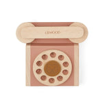 LIEWOOD - Selma Classic Vintage Téléphone En Bois - Rose