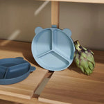 LIEWOOD - Set De 2 Assiettes à Compartiments Avec Ventouse Stacy - Bleu