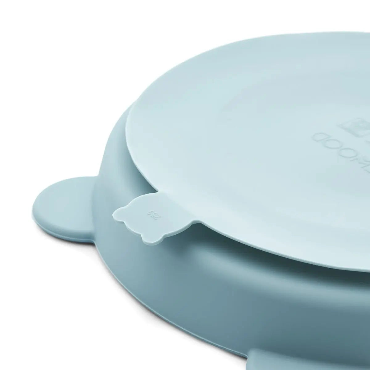 LIEWOOD - Set De 2 Assiettes à Compartiments Avec Ventouse Stacy - Bleu