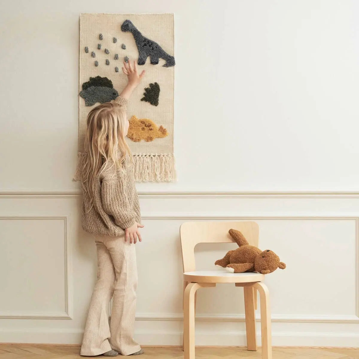 LIEWOOD - Tapis Mural Blanca - Dinosaure