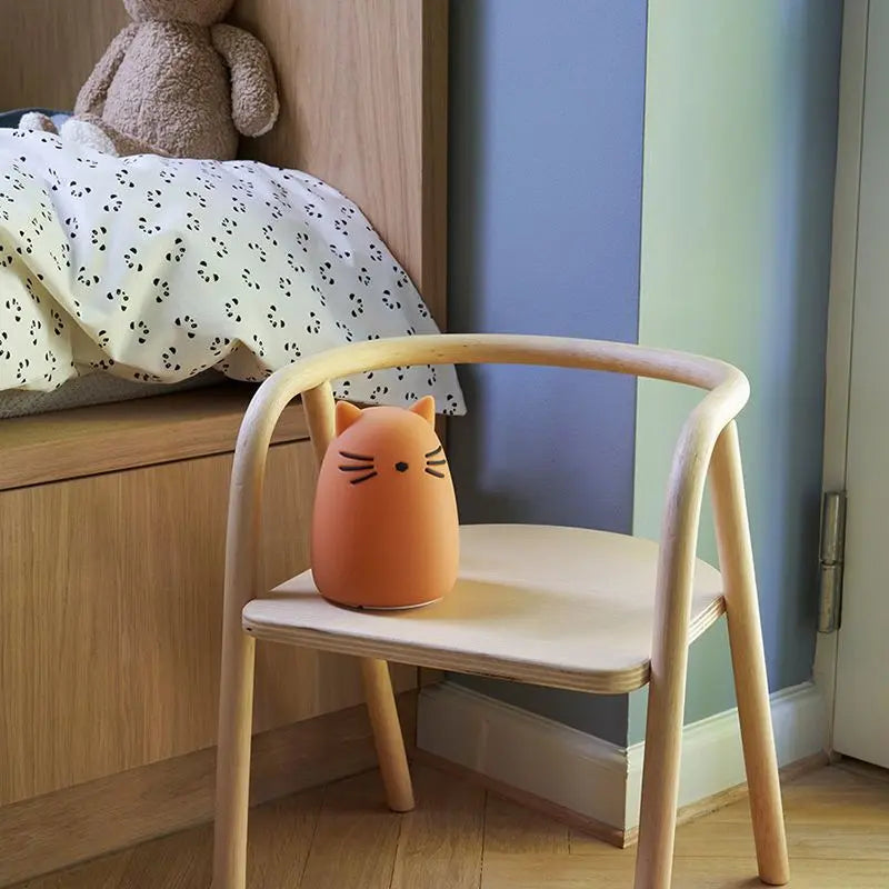 LIEWOOD - Veilleuse Rechargeable Winston - Chat Moutarde