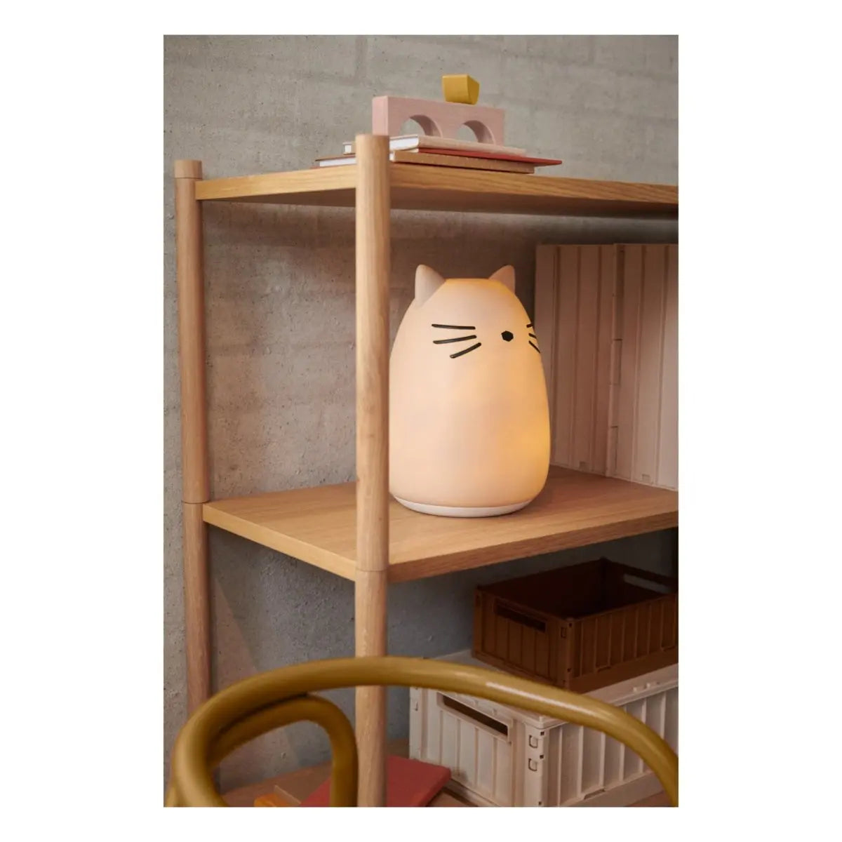 LIEWOOD - Veilleuse Winston - Chat Rose