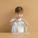 LITTLE DUTCH - Boulier En Bois Arc - en - ciel - Bleu