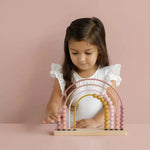 LITTLE DUTCH - Boulier En Bois Arc - en - ciel - Rose