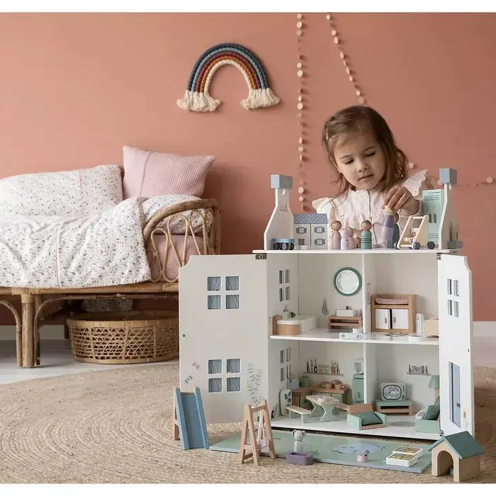 LITTLE DUTCH - Maison De Poupées En Bois Et Accessoires - 20 Pcs.