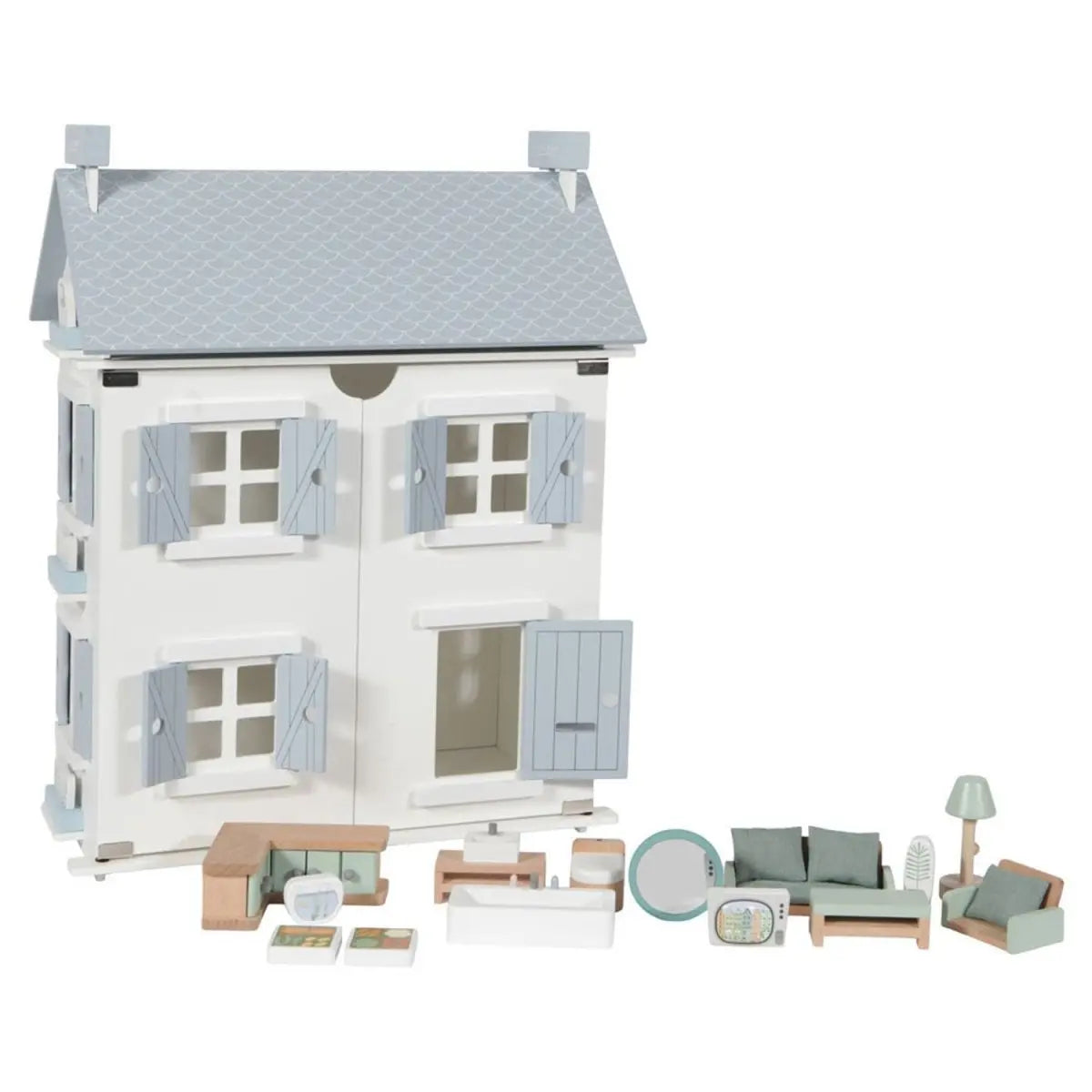 LITTLE DUTCH - Maison De Poupées En Bois Et Accessoires - 20 Pcs.