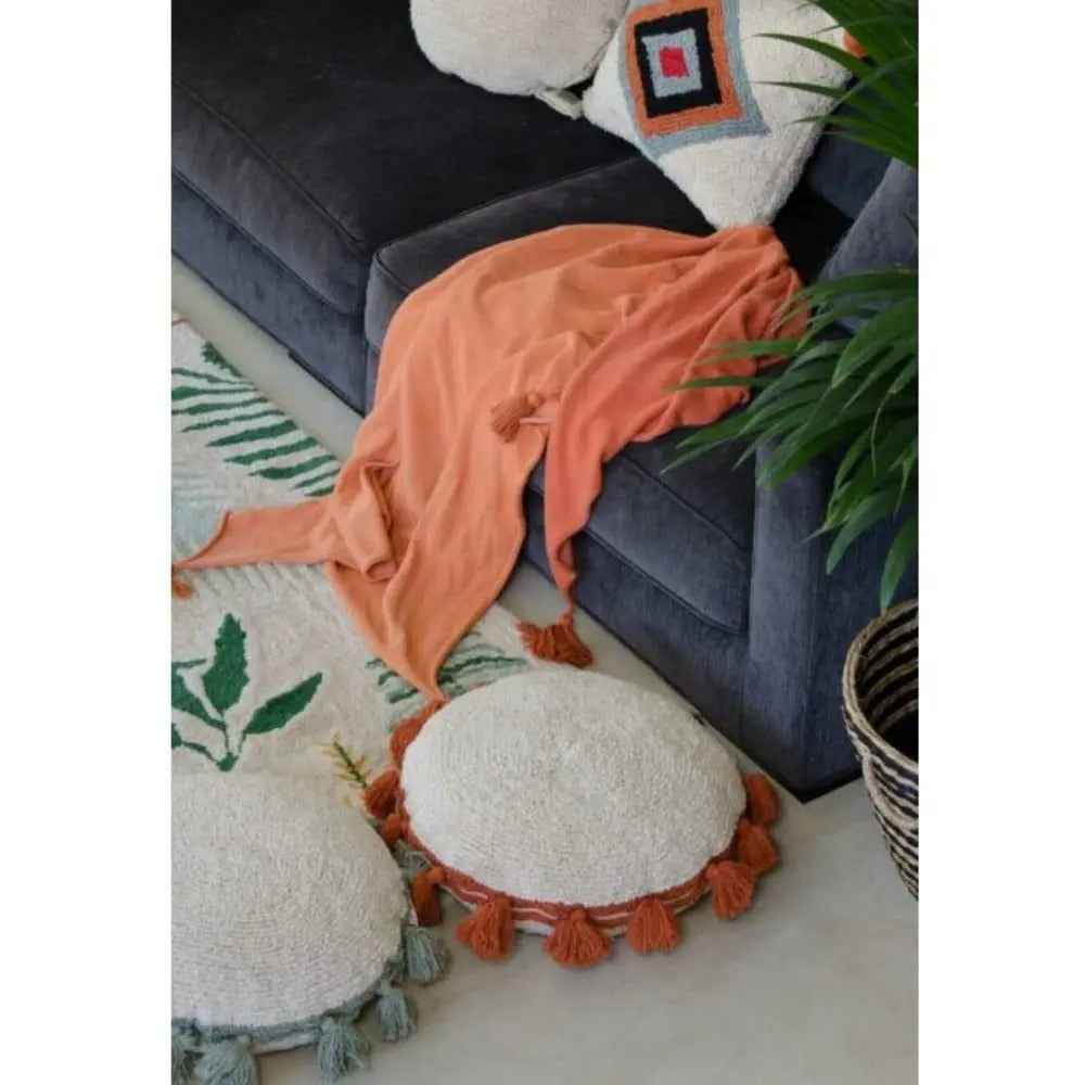 LORENA CANALS - Coussin Cercle Terre Cuite