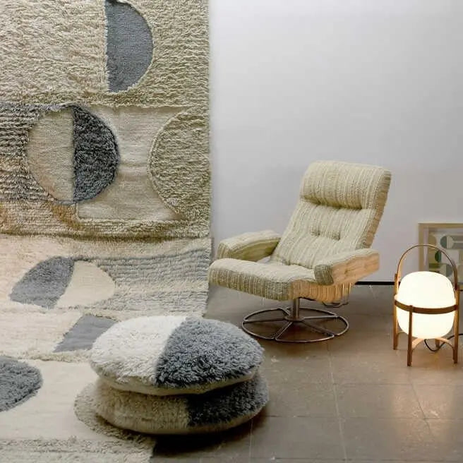 LORENA CANALS - Coussin De Sol en Laine Rayons De Soleil