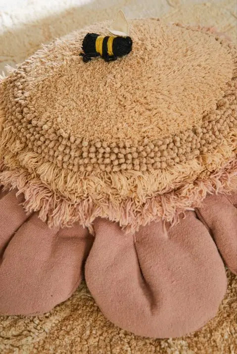 LORENA CANALS - Coussin De Sol Marguerite Rose