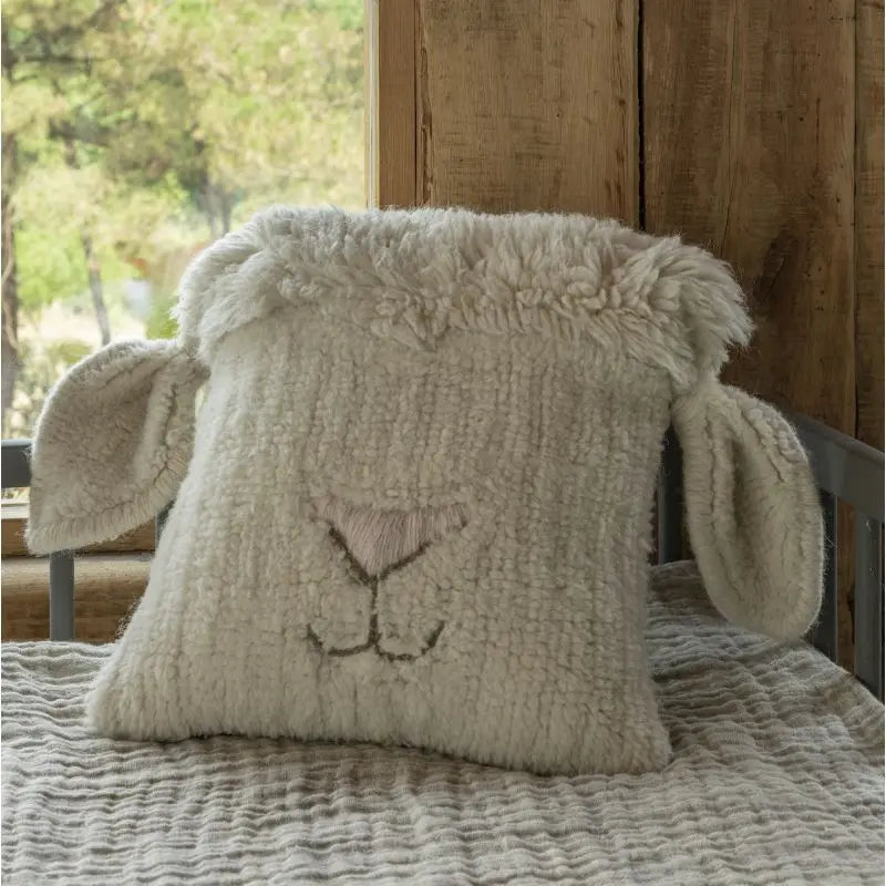 LORENA CANALS - Coussin En Laine Pink Nose Sheep